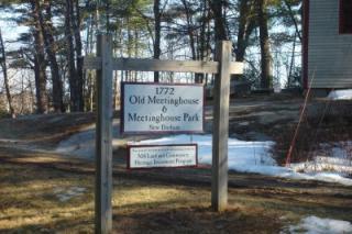 Sign of Old Meetinghouse 